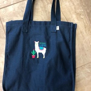 Hemp Tote Bag With Custom Embroidery